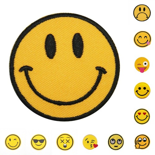 Smile face emoji bügelbild - smile,