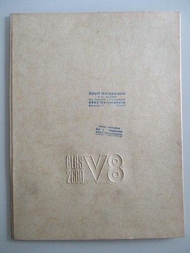 Glas typ 2600 pressemappe - glas,