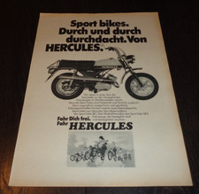 Hercules Sport bike Reklame (1972)