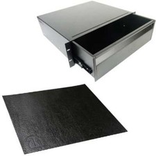 3 HE 19" Rackschublade ERGO incl. Anti-Rutsch-Matte Schublade ADAM HALL 874 E 03