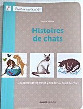Kreuzstich Buch Mango DMC Katzen Chats Cats Sophie Hélène rar  sticken