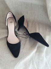 H&M Slingpumps Schwarz 38 Neu