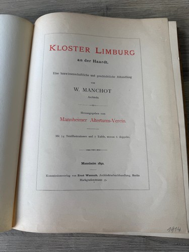 Kolster limburg der - an, haardt