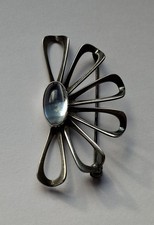 Alte Silberbrosche 835 mit