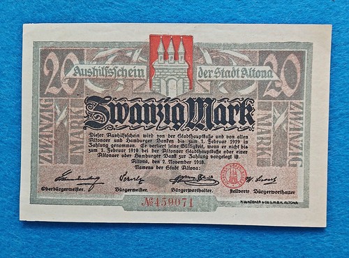 204 notgeld stadt altona - stadt,