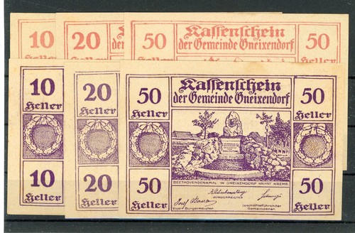 Gneixendorf scheine notgeld - scheine,