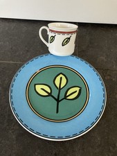 24941/ Villeroy & Boch Citta & Campagna Novi Kuchenteller mit Kaffeetasse