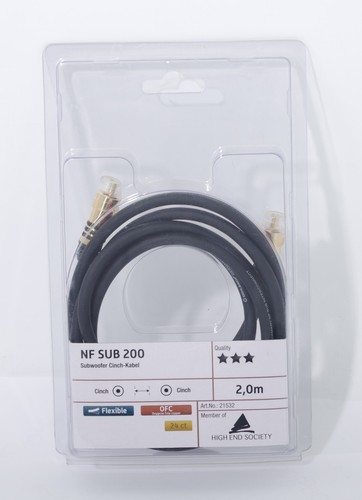 Subwoofer cinch audio kabel - cinch,