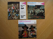 3x 7'' Original Tiroler Spitzbuam Oberkärntner Quintett Jodlerduo Tyrolis Grubba