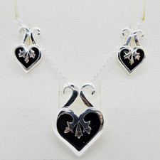 Modeschmuck Set Emaille