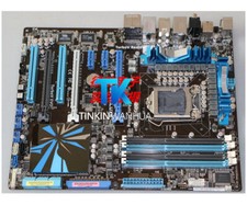 Motherboard For   P7P55D DELUXE LGA 1156 P55 DDR3 VGA+DVI+HDMI Tested #D9
