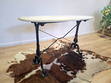 gebr.  Tisch Gartentisch Bistrotisch Marmortisch mit Marmorplatte