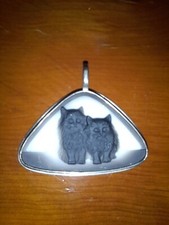Katzen gemme silber 925 - gemme,