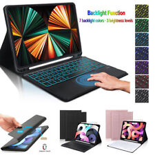 Tastatur Hülle mit Stifthalt für iPad Air 5 /Air 4/iPad Pro 11 Zoll 2022-2018 DE