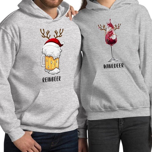 Hoodie wein hirsch - (5380),