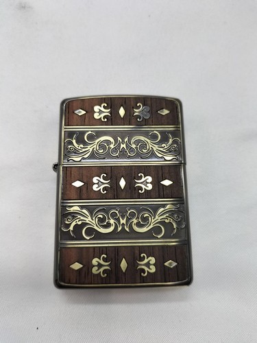 Zippo holzmaserung gold - zippo, Öl