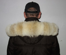 Kojote Pelz Kapuze Kragen