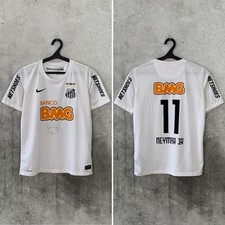 SANTOS FC 2012 HOME FOOTBALL SHIRT #11 NERMAR JR NIKE TRIKOT 15-16 JAHRE, 176 cm