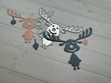 Stanze, Stanzschablone, Cutting Weihnachten Reh 7,4 X6,5 Cm