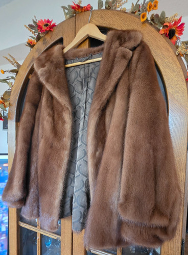 Kuschelweiche echte nerzjacke - kuschelweiche,