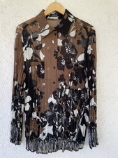 Bluse braun mit - braun,,