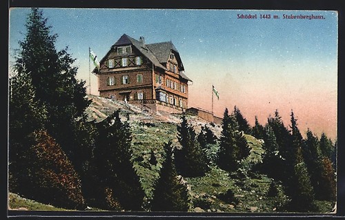 Ansichtskarte stubenberghaus - ansichtskarte,