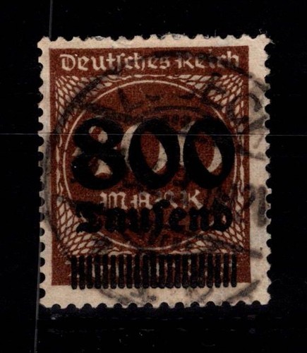 Deutsches reich 305 - reich, gestempelt
