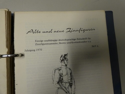 Alte und neue - , zinnfiguren