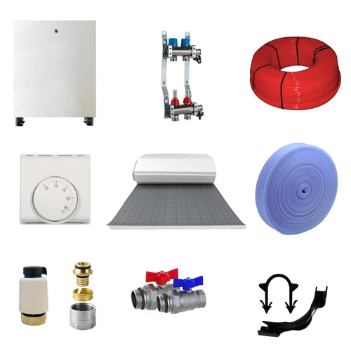 Fußbodenheizung komplett set - fußbodenheizung,