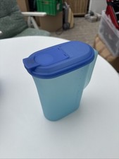 Tupperware Goldquell Milchkanne Wasserkanne Saftkanne Kanne Blau 2 L