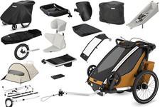 Thule Chariot Sport 1er Single Multisport Fahrradanhänger Anhänger Natural Go...
