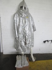 Hitze Schutz Anzug Mantel Haube Handschuhe