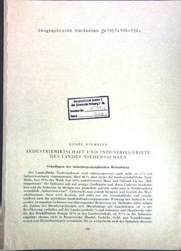 Industriewirtschaft und