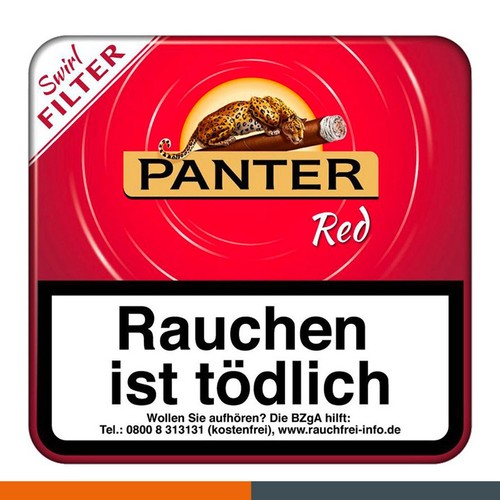 Panter red swirl filter - 10,