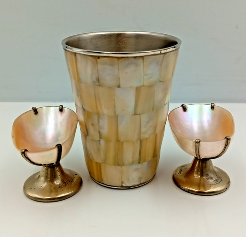 Vintage perlmutt intarsien - vintage,