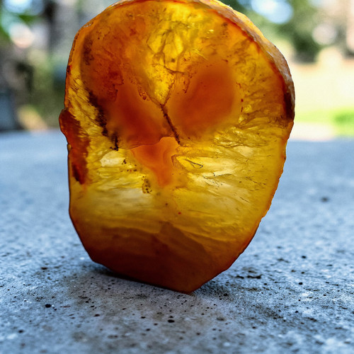 Achat-Geode-Teelichthalter