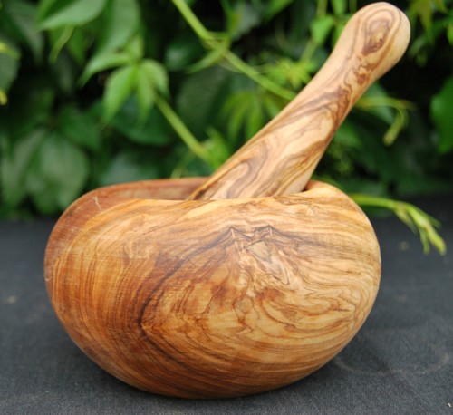 Mörser mit stößel aus - mit,