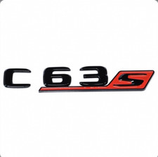 MERCEDES C63 S LETTERS EMBLEM