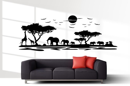Wandtattoo wandsticker afrika - wandtattoo,