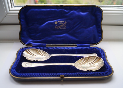 Antikes silber paar - silber,