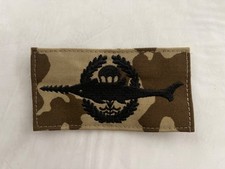 BUNDESWEHR MARINE TÄTIGKEITSABZEICHEN "KAMPFSCHWIMMER" - (FLECKTARN/ WÜSTE) -