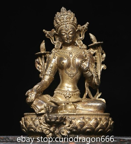 Tibet buddhismus bronze - 8.4",