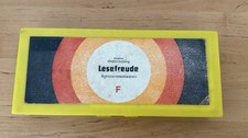 Alter Vintage Lesefreude Schülersetzkasten F, Hahn Oldenbourg, Setzkasten Schule