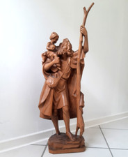 Große Holzfigur, Heiliger