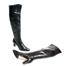 IMMAGINI DAMENSTIEFEL OVERKNEESTIEFEL WOMAN SHOES STIVALI NIETEN 37,5 #S5-2# NEU