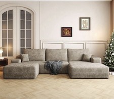 Sectional Sofa with 1 Ottoman