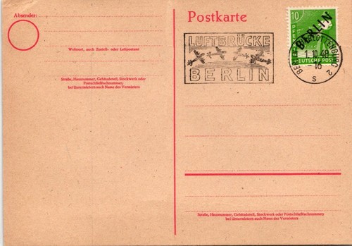 Berlin auf postkarte - berlin,
