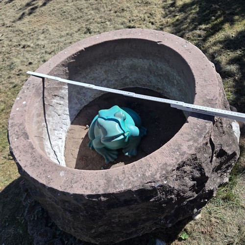 Sandstein brunnen trog - sandstein, brunnen/