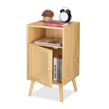 2x Nachttische Rattan
