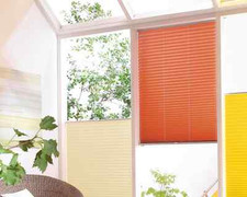 10 diverse Plissee Jalousie von 80-130 cm breit Mischpaket weiß,gelb,rot,grün...